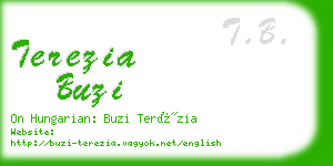 terezia buzi business card